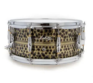 LALITE Caisse Claire 14"x 6,5" Hammered Brass Deluxe Vintage