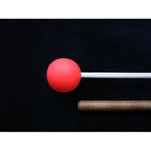 VIBX5F Mailloche Xylo Vibrawell Fib Paire Caout Rouge Soft 25 Mm