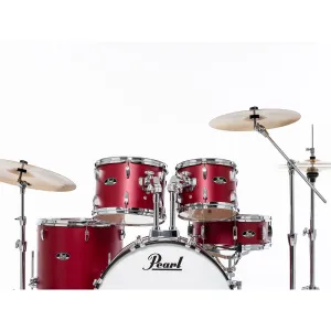PEARL Roadshow Batterie 20"/5pcs - Pack Sabian 2cymb - Matte Red