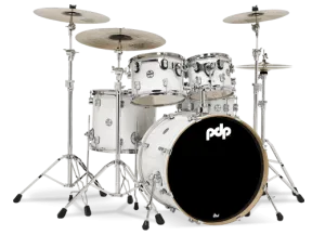 PDP Concept Maple Batterie 20"/4pcs Pearlescent White Lacquer