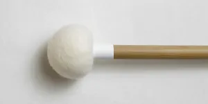 VIBRAWELL ET3 Mailloche Timbale Bamboo Rouge Soft Feutr 30mm 