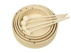 Set Toms Rohema En Bois - 4Pcs + Baguette (X4)