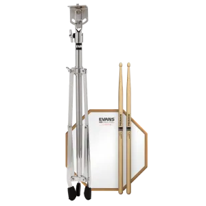 Pack Practice Pad Evans Realfeel 10" Attacktile + Stand + Baguettes