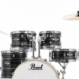 PEARL Export Fusion Batterie 20"/5pcs Graphite Silver Twist