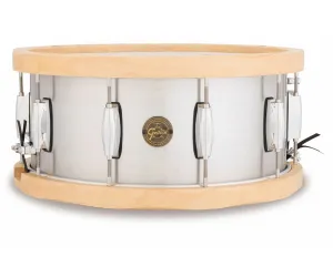 GRETSCH Full Range Caisse Claire 14"x 6,5" Cercles Bois - Aluminium
