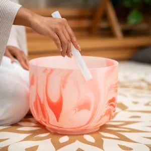 MEINL SONIC ENERGY Bol Marble Crystal 10"- D4 - Sacral. Orange