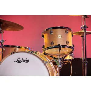 LUDWIG Continental Series Batterie 26"/4pcs Natural Maple