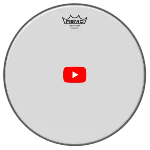 REMO Ambassador 26" Bass Smooth White