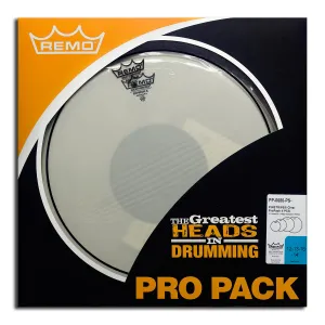REMO Pack Pinstripe 12"/13"/16" Clear + Empx 14" Coated
