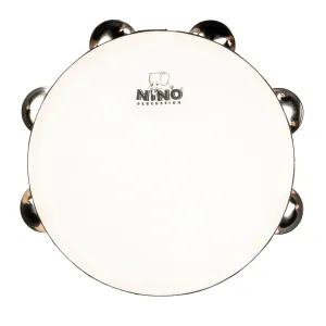 Tambourin Nino 08" - 1 Rang - Peau - Natural