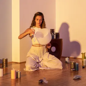 Bol Meinl Sonic Energy Crystal 10" Heart Chakra - Fa - Avec Poignee