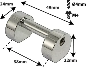 Coquille Spare Drum Tube Lug - GC - 38Mm