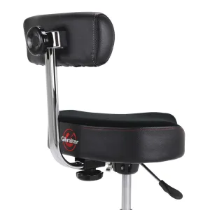 GIBRALTAR 9808HMB Siège Moto Velours Hydraulique + Dossier