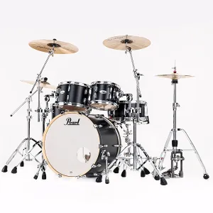PEARL Professional Series Rock Batterie 22"/4pcs Matte Caviar Black
