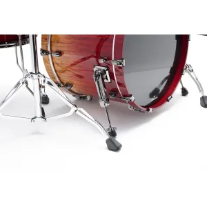 TAMA Starclassic Walnut/Birch Batterie 22"/5pcs Vermilion Bosse Fonce, Black Nickel