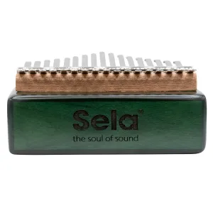 Kalimba Sela 17 Lames Hollow Mahogany - Green