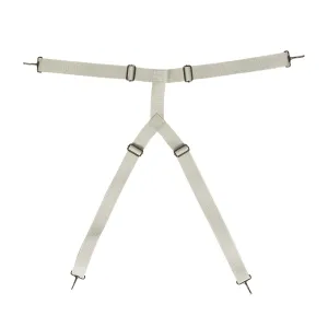 Grosse Caisse Stagg 24 X 10" Marching - Tilleul - White + Sangle/Batte