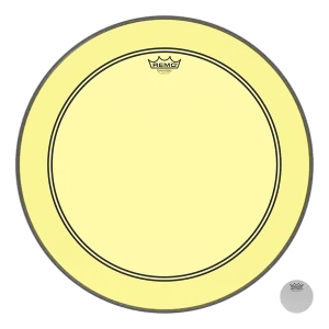 REMO Colortone 20" Powerstroke 3 Bass Yellow