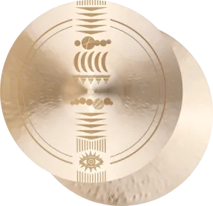 MEINL AD4 14" Artist Design Cymbal Anika Nilles Lunar Hi-Hats
