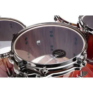 TAMA Starclassic Walnut/Birch Batterie 22"/5pcs Vermilion Bosse Fonce, Black Nickel