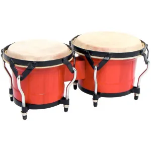 Bongos GEWA Club Salsa 6.5/7.5" - Rouge + Housse