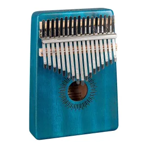 Kalimba Sela 17 Lames Hollow Mahogany - Blue