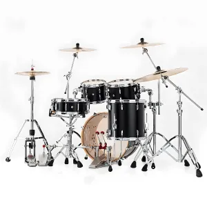 PEARL Professional Series Fusion Batterie 20"/4pcs Matte Caviar Black