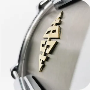 Caisse Claire Asba 14 X 6.5" Metal - Inox Brush Hammered Lacquer