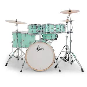 GRETSCH Catalina Maple Batterie 22"/7pcs - Cm2e627sfg - Seafoam Green