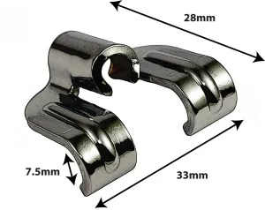 Crochet Sparedrum Dc16 - Cercle GC / Caisse Claire 7.5mm (X1) Black