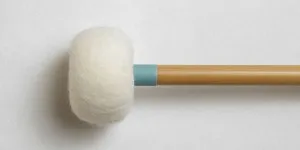 VIBRAWELL C8 Mailloche Timbale Bamboo Cyl Vert/jaune Med 54mm 