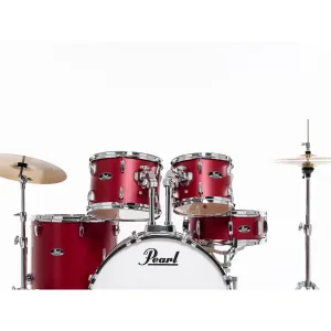 PEARL Roadshow Batterie 22"/5pcs - Pack Sabian 2cymb - Matte Red