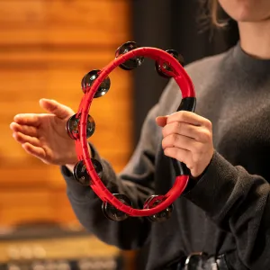 Tambourin Meinl Headliner Demi-Lune - 2 Rangs - Acier - Red