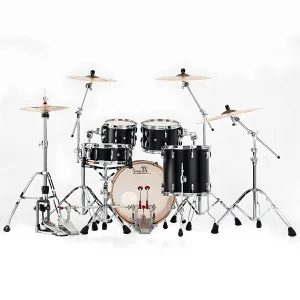 PEARL Professional Series Fusion Batterie 20"/4pcs Matte Caviar Black