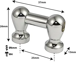 Coquille Spare Drum Tube Lug - GC - 25Mm