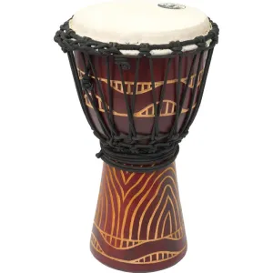 Djembe Tanga 10" Slammer Sculpte - Red