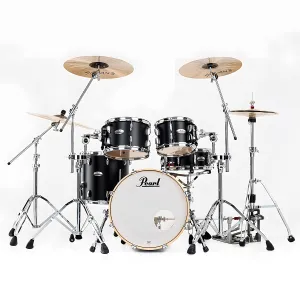 PEARL Professional Series Fusion Batterie 20"/4pcs Matte Caviar Black