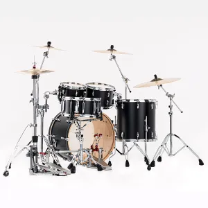 PEARL Professional Series Rock Batterie 22"/4pcs Matte Caviar Black