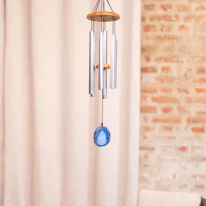 Chime Meinl Sonic Energy Blue Agate Meditation 29" - 432Hz - Silver