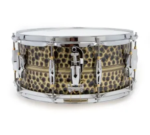 LALITE Caisse Claire 14"x 6,5" Hammered Brass Deluxe Vintage