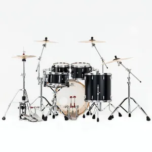 PEARL Professional Series Rock Batterie 22"/4pcs Matte Caviar Black