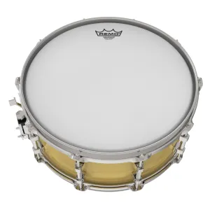 REMO White Suede 13" Ambassador
