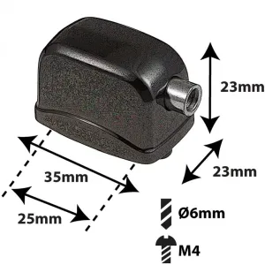 Coquille Spare Drum Tm/Caisse Claire - 25mm - Black