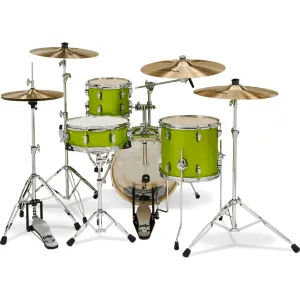 PDP New Yorker Batterie 16"/4pcs Electric Green Sparkle