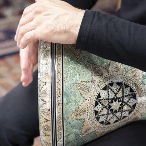 Darbouka Meinl 8 3/4" Artisan Edition Egypt - White Pearl/Mosaic Quee