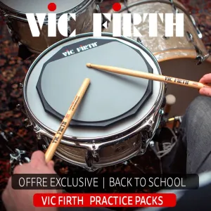Pack Practice Pad Vic Firth 12" + Vic Firth 5A