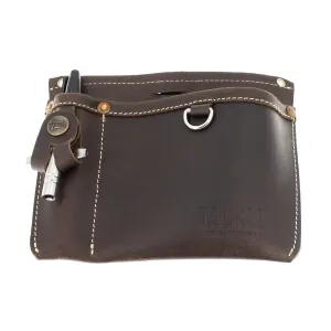 Pochette Tackle Instrument Rangement -  En Cuir - Brown