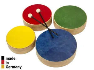 Set Toms Rohema De Couleur - 4Pcs + Baguettes (X2)