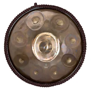 Handpan Sela Journey - Stainless Steel - Gold - G# Sharp Kurd
