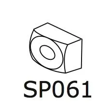 Ecrou DW Carre Pour Ped De GC